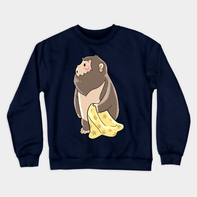 Monkey blanket Crewneck Sweatshirt by 	 FatharaniYasmin